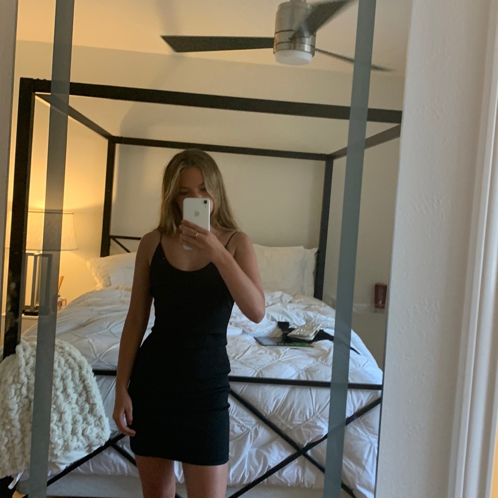 never worn small black mini dress from alice+olivia
